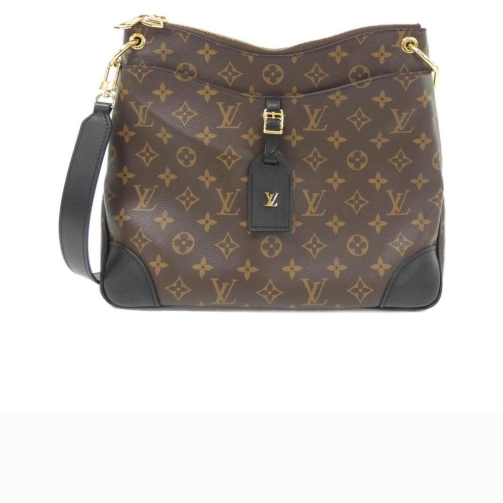Louis Vuitton  Odeon Brown and Black Monogram Shoulder Bag